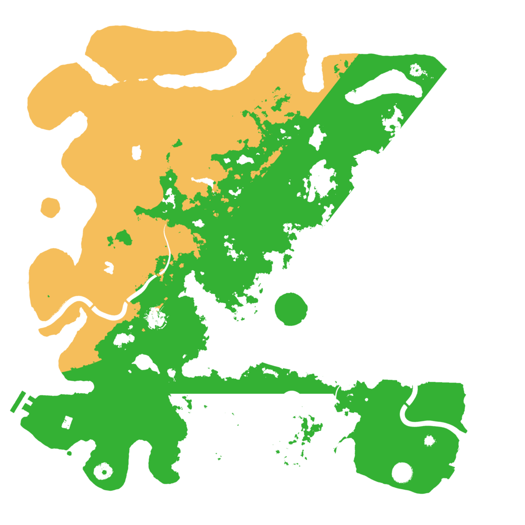 Biome Rust Map: Procedural Map, Size: 4500, Seed: 3195967