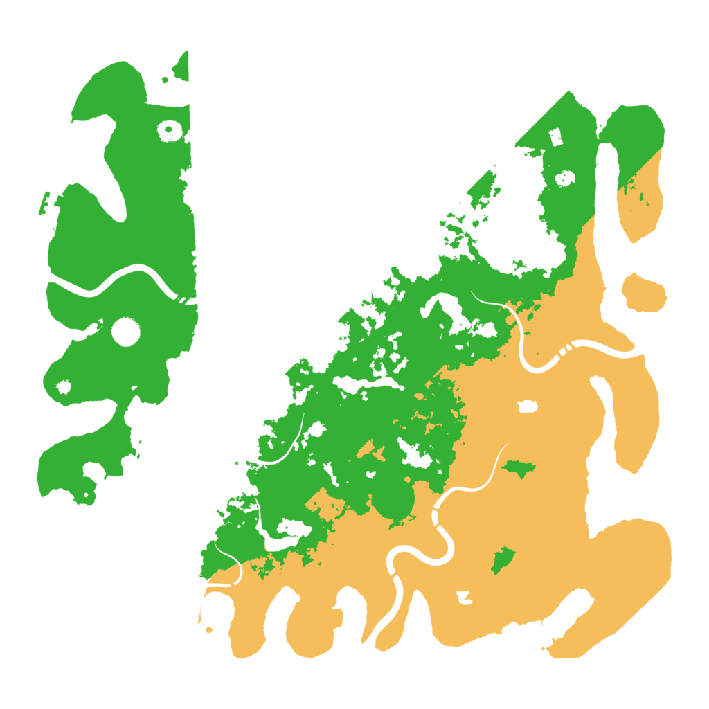 Biome Rust Map: Procedural Map, Size: 4500, Seed: 1548507