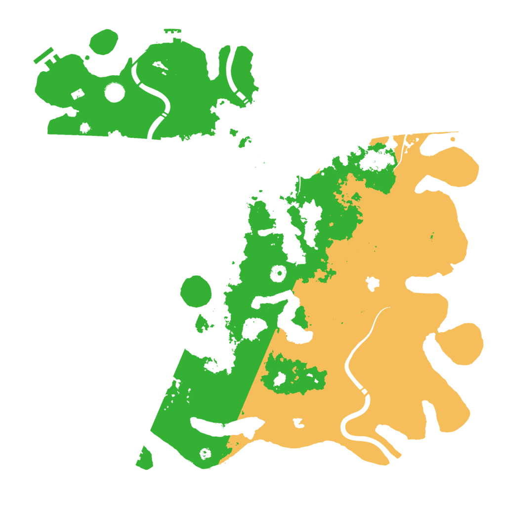 Biome Rust Map: Procedural Map, Size: 4500, Seed: 1253729