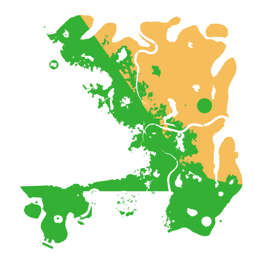 Biome Rust Map: Procedural Map, Size: 4500, Seed: 3496859