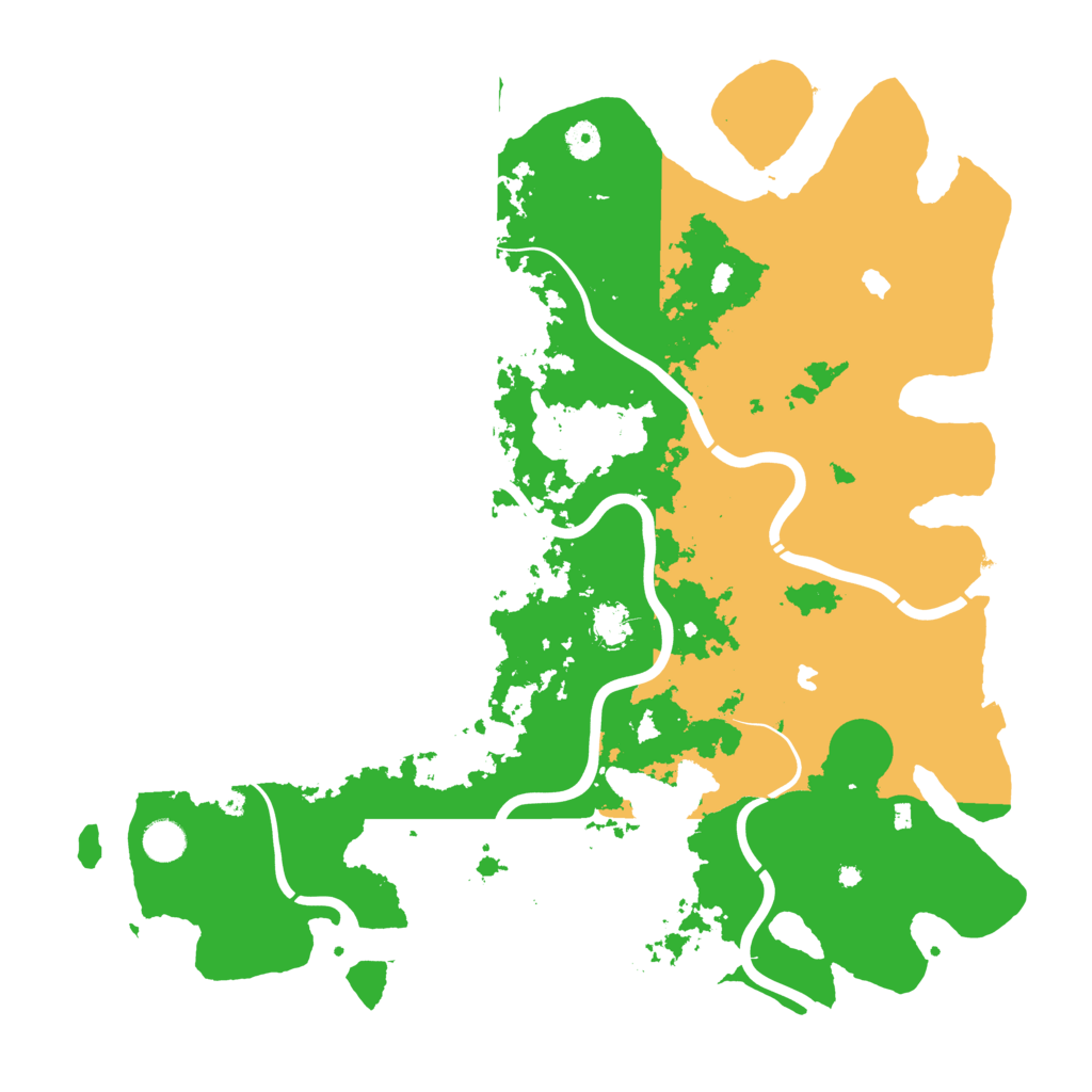 Biome Rust Map: Procedural Map, Size: 4500, Seed: 3874245
