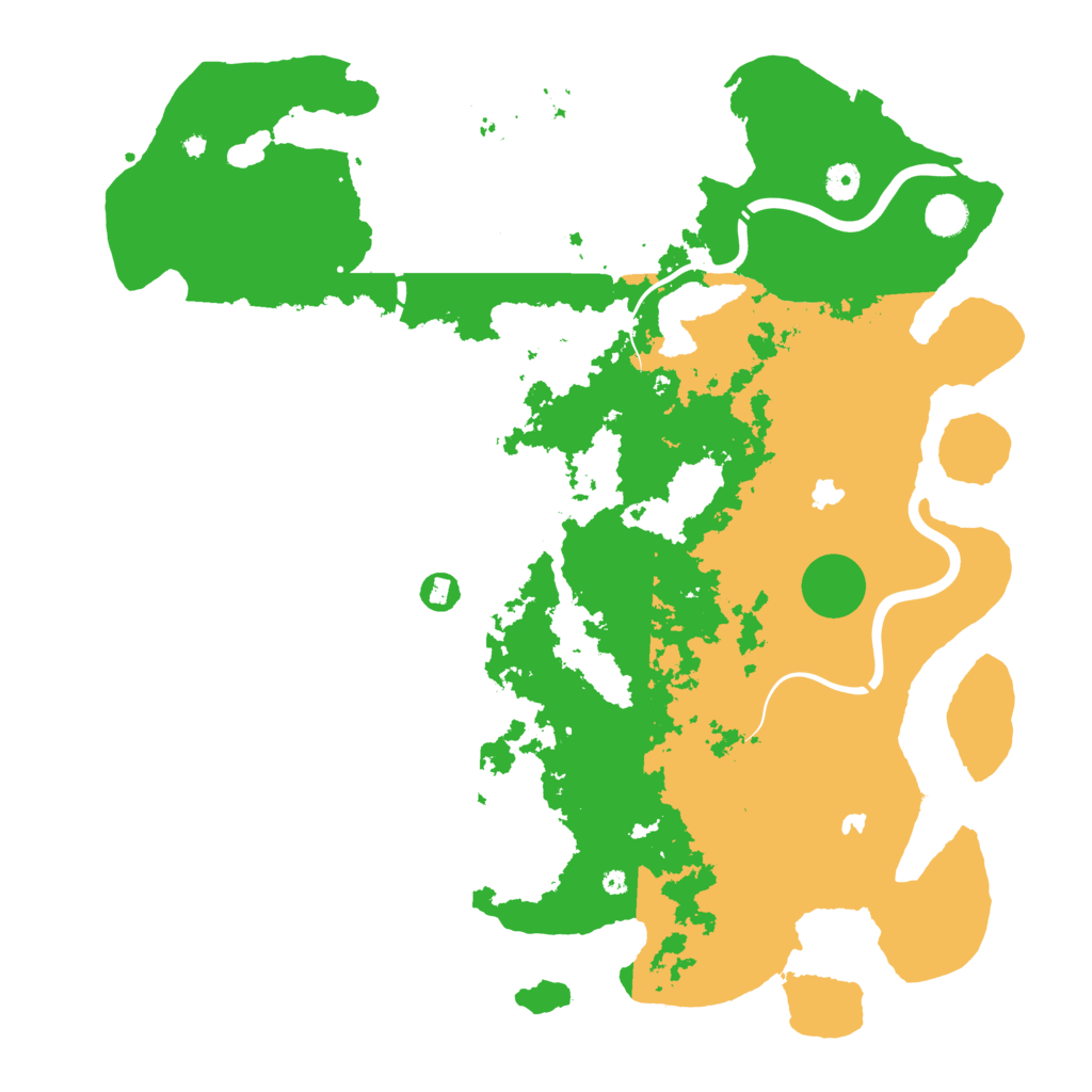 Biome Rust Map: Procedural Map, Size: 4500, Seed: 478168
