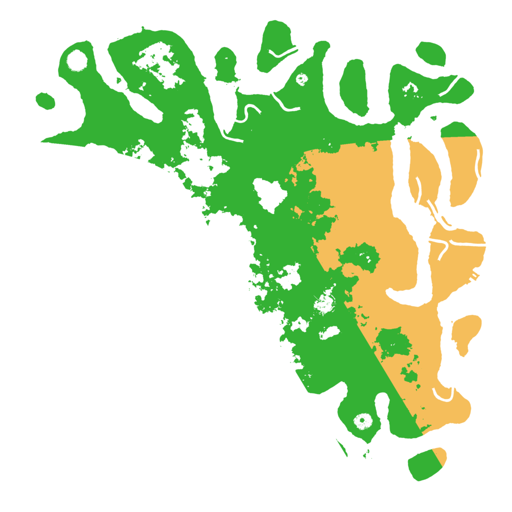 Biome Rust Map: Procedural Map, Size: 4500, Seed: 4533324
