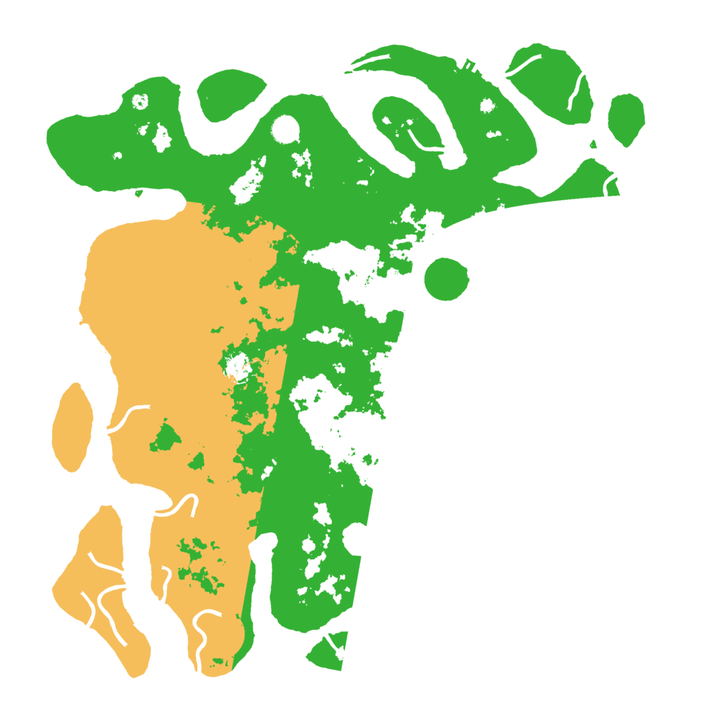 Biome Rust Map: Procedural Map, Size: 4500, Seed: 1870216