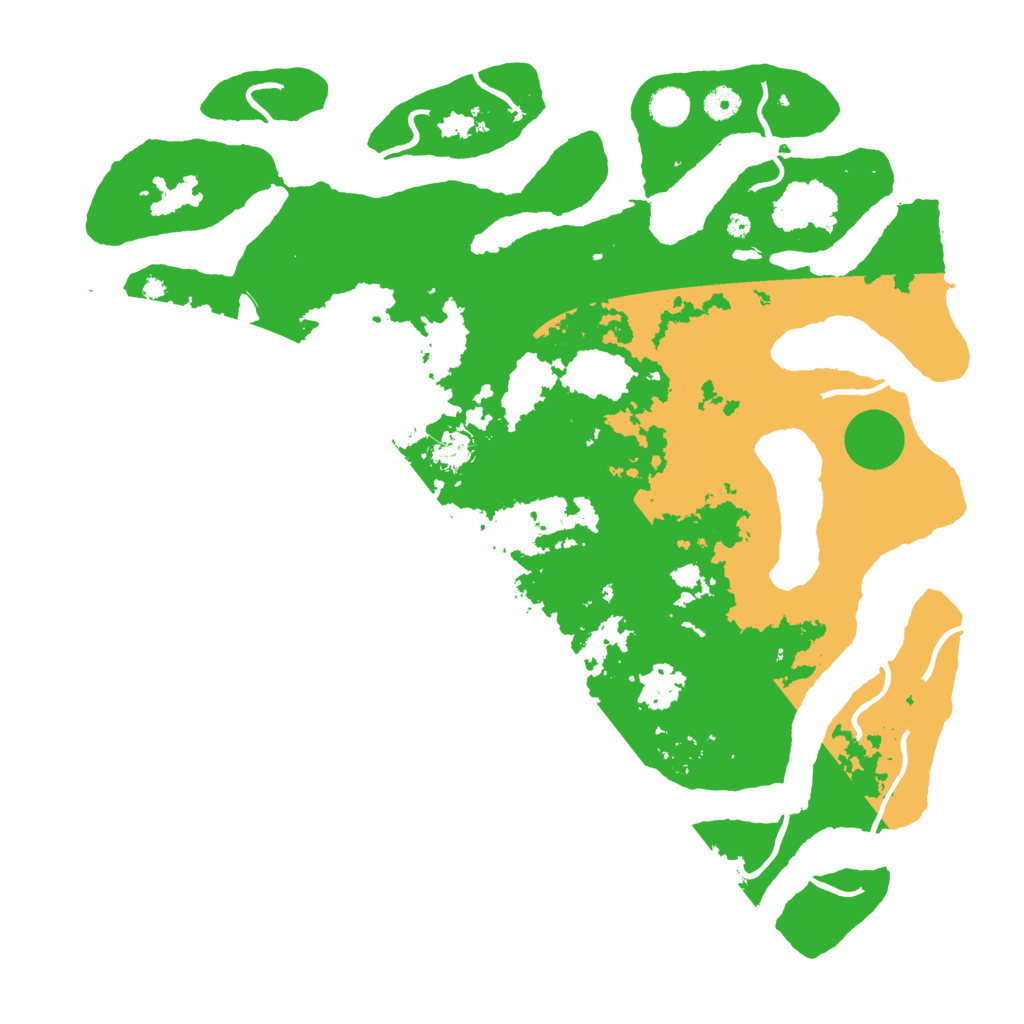Biome Rust Map: Procedural Map, Size: 4500, Seed: 3875719