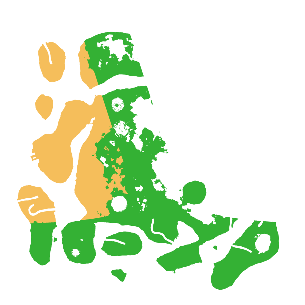 Biome Rust Map: Procedural Map, Size: 3500, Seed: 6142986