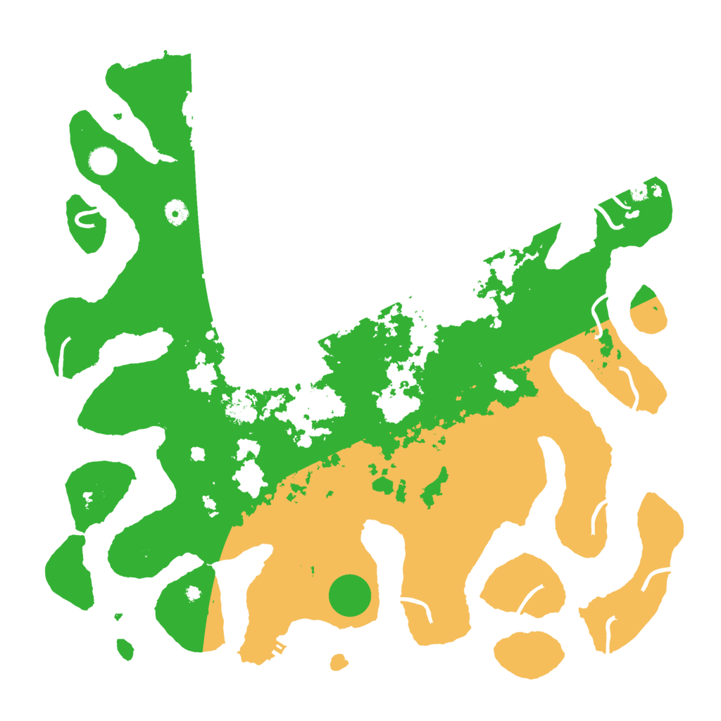 Biome Rust Map: Procedural Map, Size: 4500, Seed: 5757762