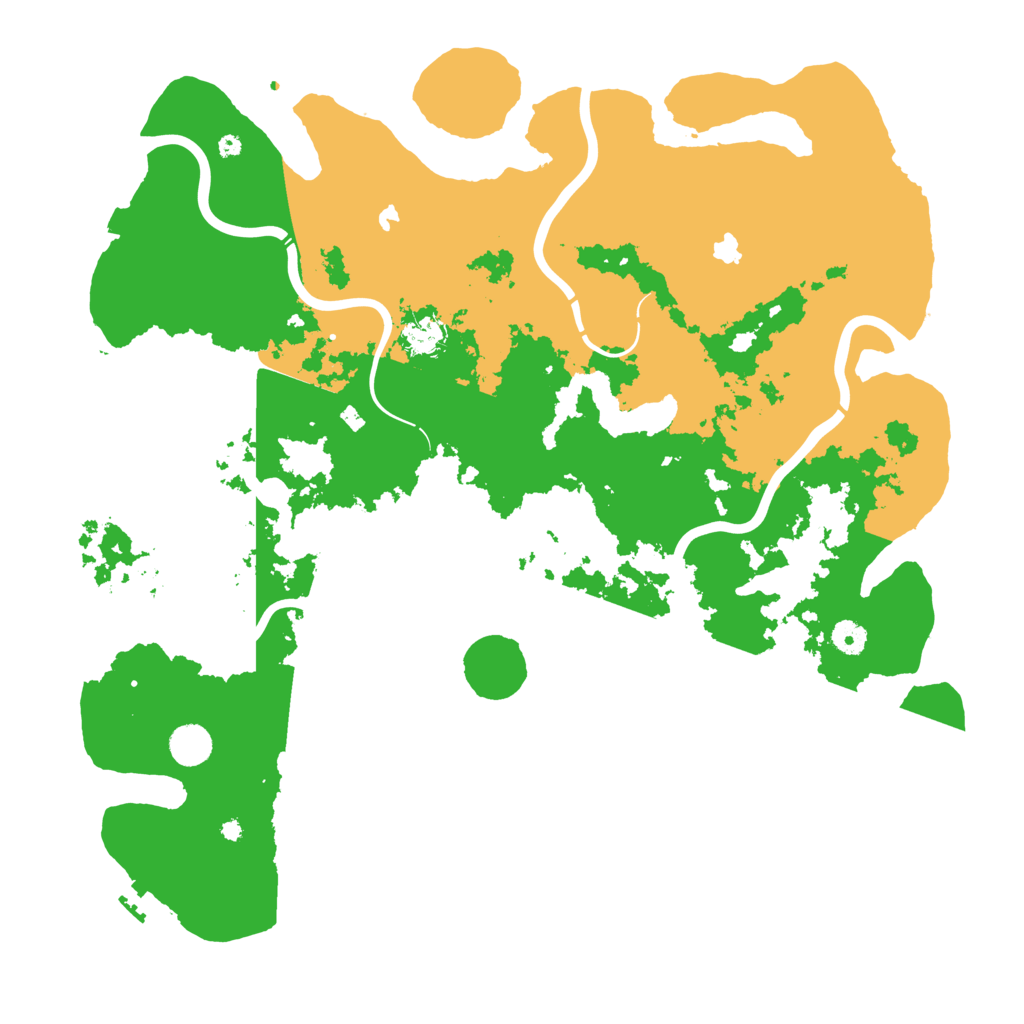 Biome Rust Map: Procedural Map, Size: 4500, Seed: 2422298