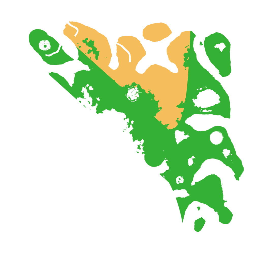 Biome Rust Map: Procedural Map, Size: 3500, Seed: 4819998