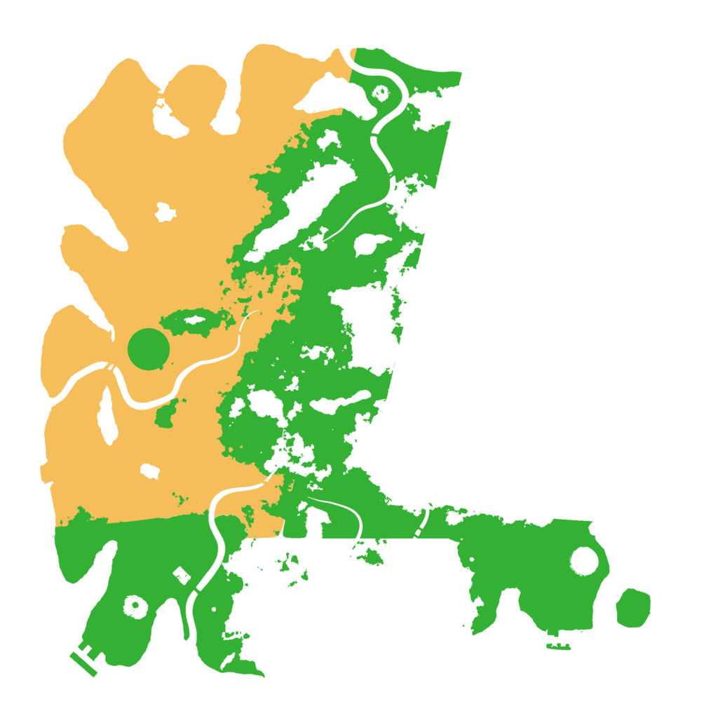 Biome Rust Map: Procedural Map, Size: 4500, Seed: 5559494
