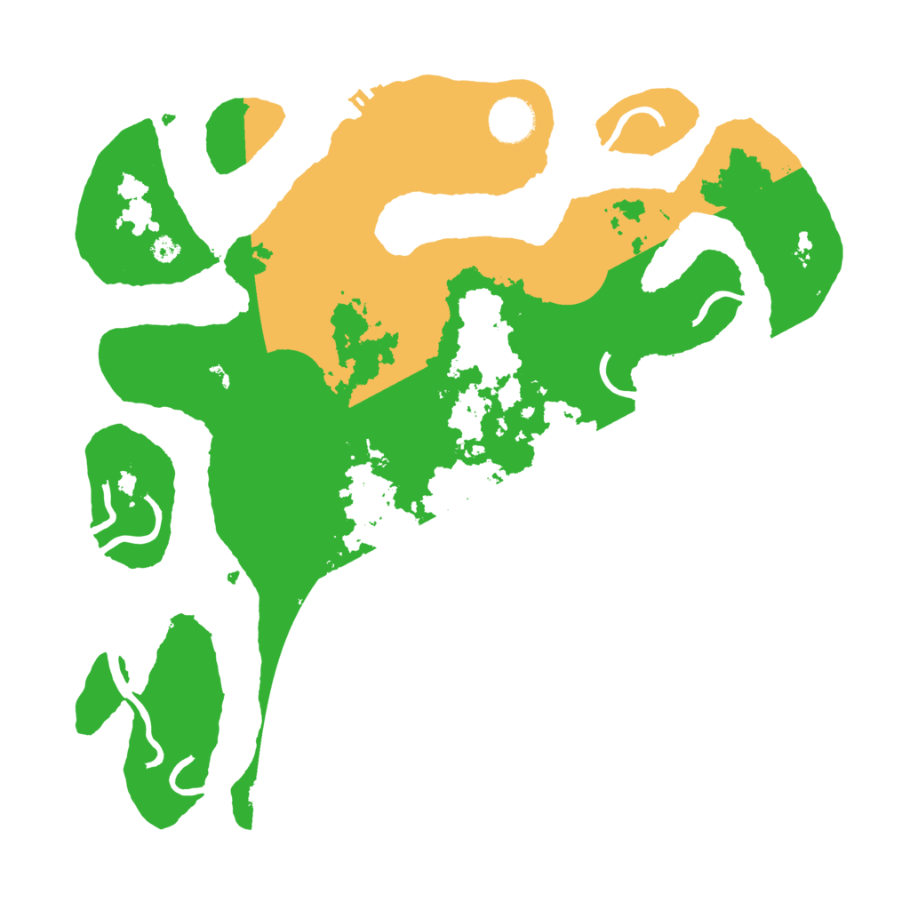 Biome Rust Map: Procedural Map, Size: 3500, Seed: 4752065