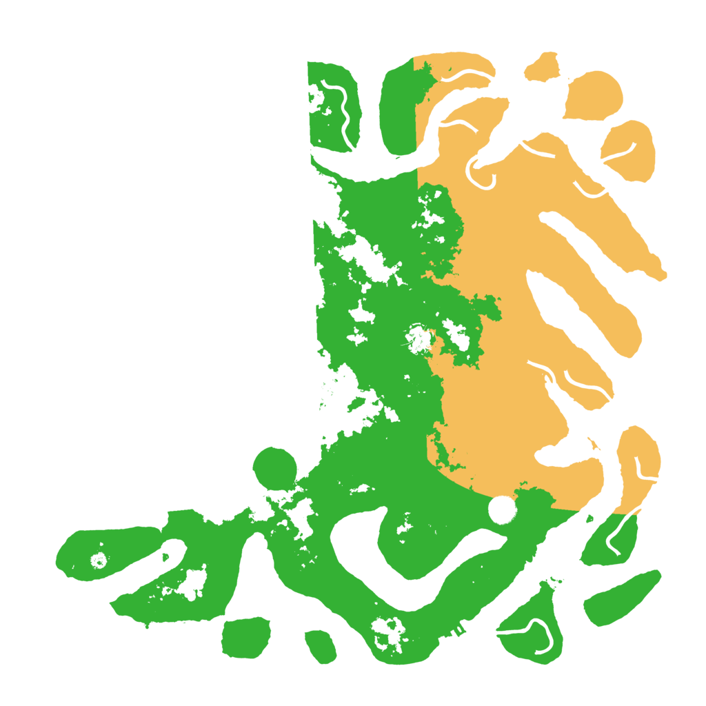 Biome Rust Map: Procedural Map, Size: 4500, Seed: 1728423