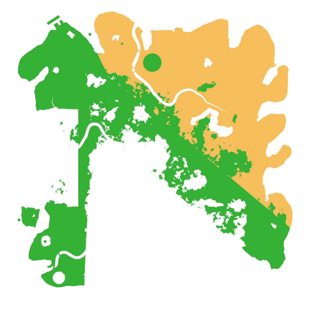 Biome Rust Map: Procedural Map, Size: 4500, Seed: 3745771