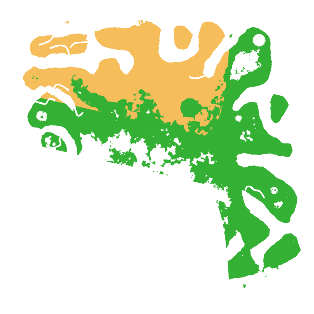 Biome Rust Map: Procedural Map, Size: 4500, Seed: 5119458