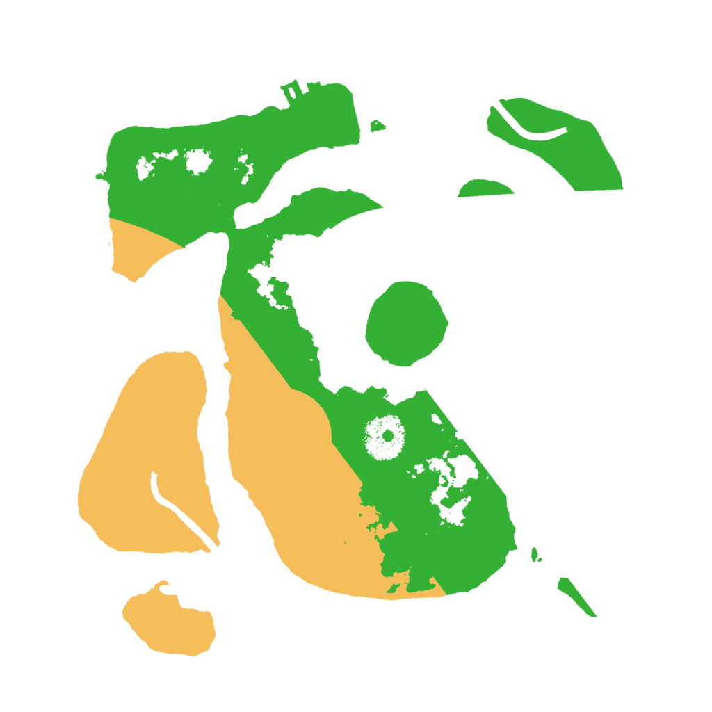 Biome Rust Map: Procedural Map, Size: 2500, Seed: 297821