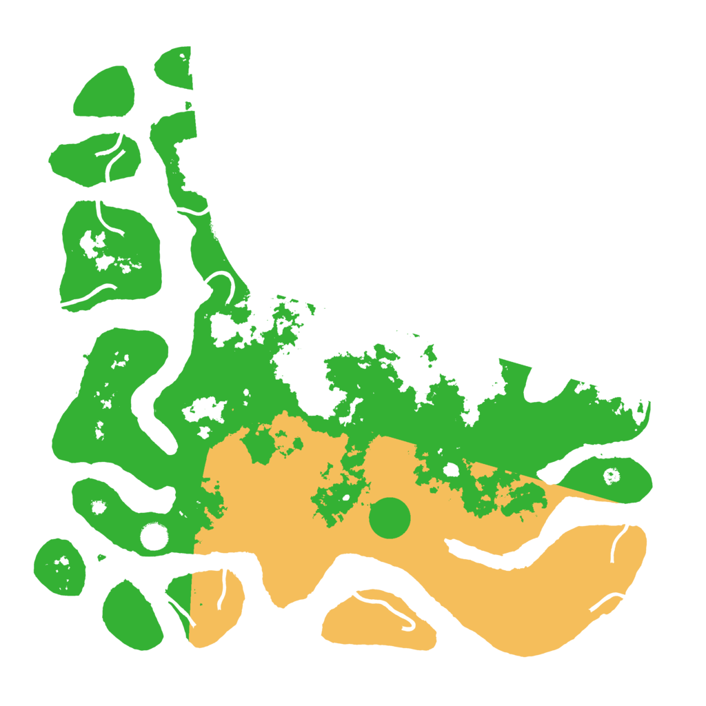 Biome Rust Map: Procedural Map, Size: 4500, Seed: 5189297