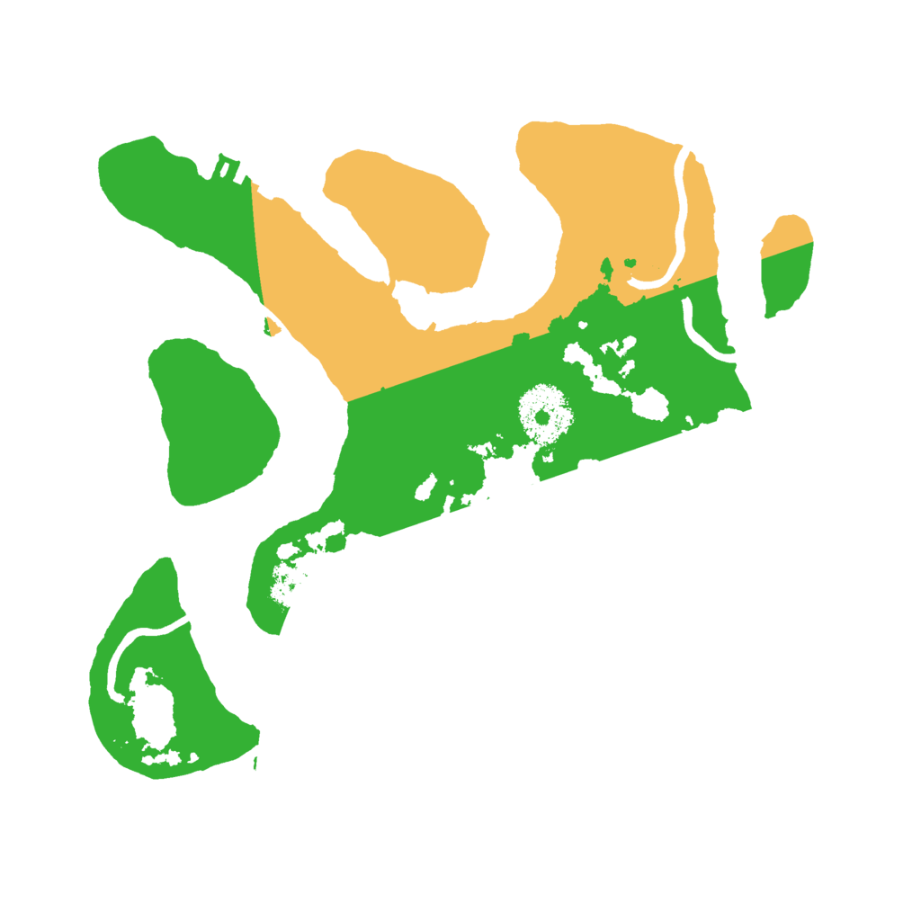 Biome Rust Map: Procedural Map, Size: 2500, Seed: 5216876