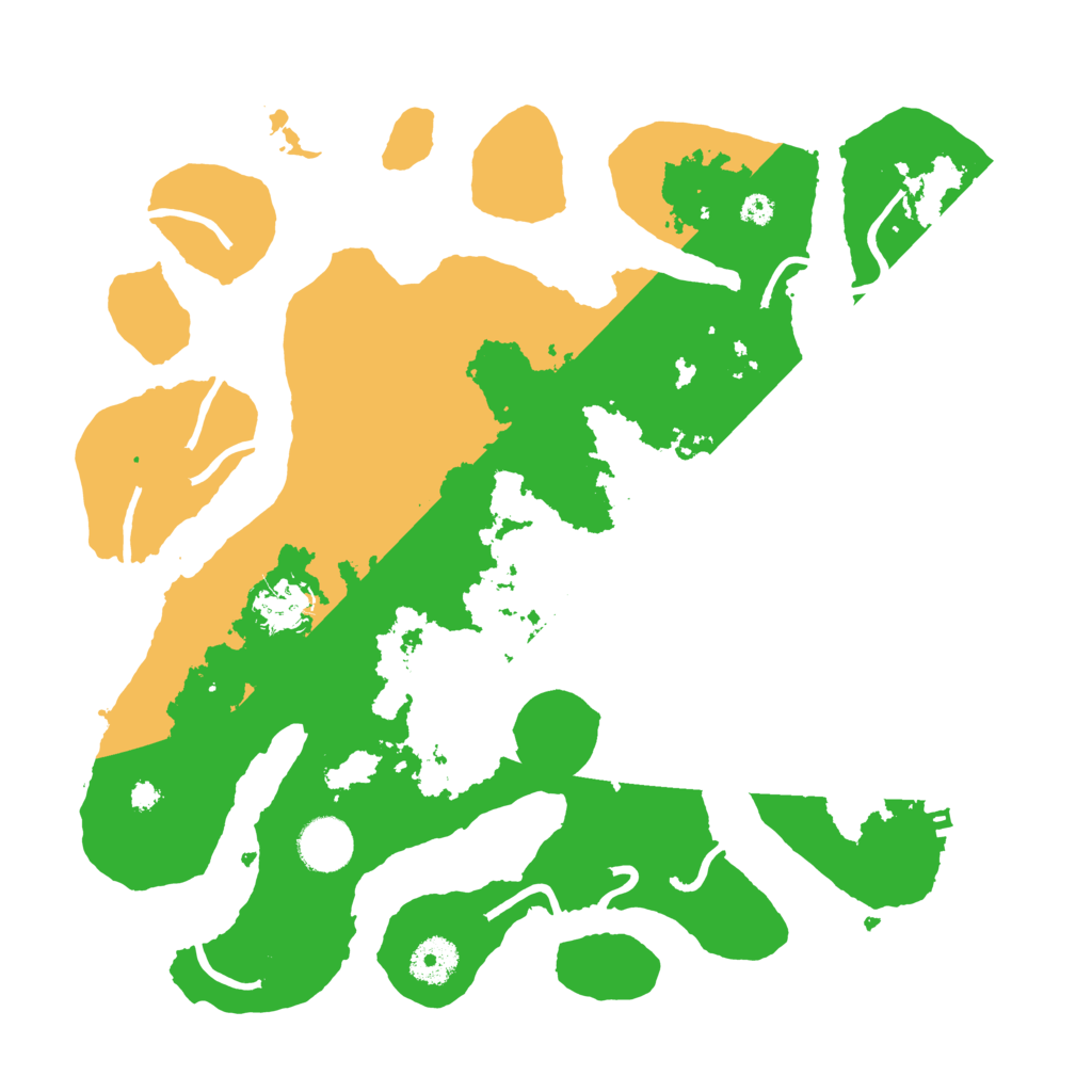 Biome Rust Map: Procedural Map, Size: 3500, Seed: 6353096