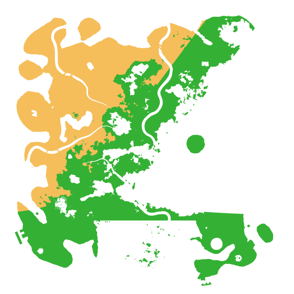 Biome Rust Map: Procedural Map, Size: 4500, Seed: 2739238