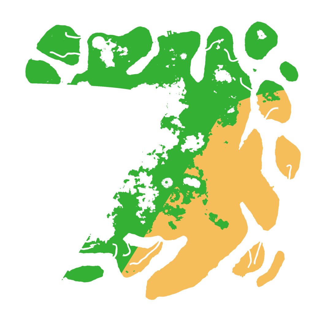 Biome Rust Map: Procedural Map, Size: 4500, Seed: 4663403
