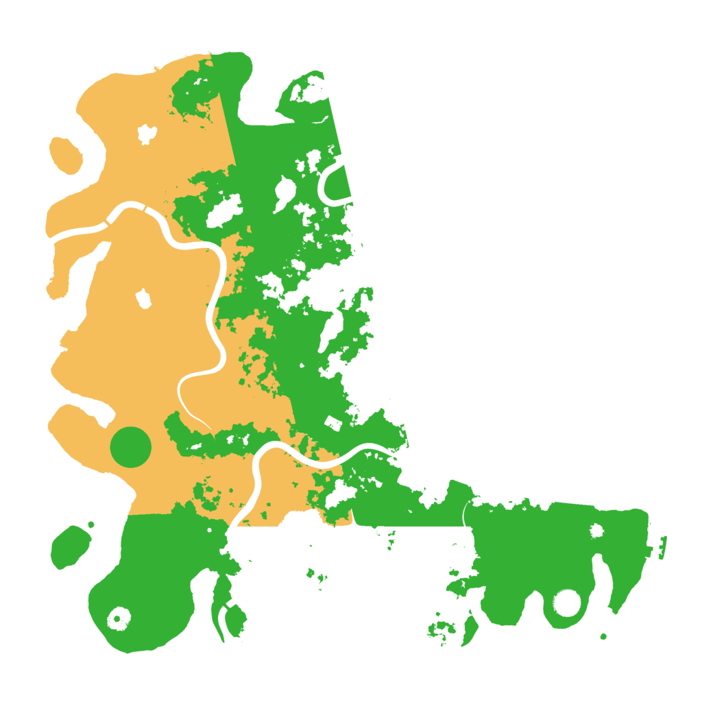 Biome Rust Map: Procedural Map, Size: 4500, Seed: 4966364