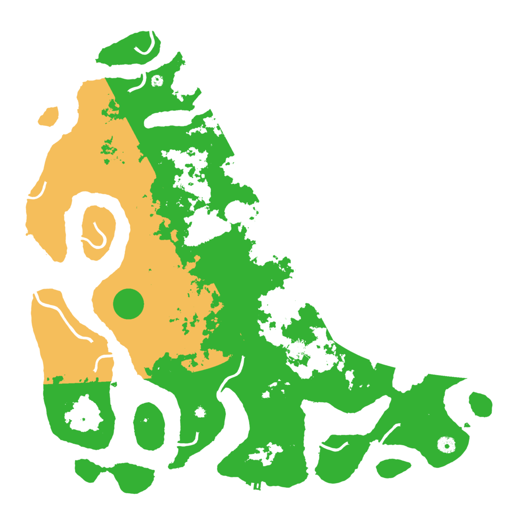 Biome Rust Map: Procedural Map, Size: 4500, Seed: 357531