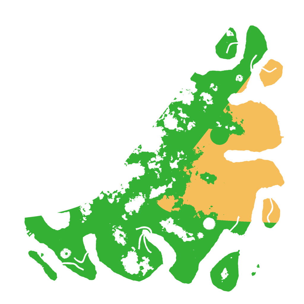 Biome Rust Map: Procedural Map, Size: 4500, Seed: 1407703