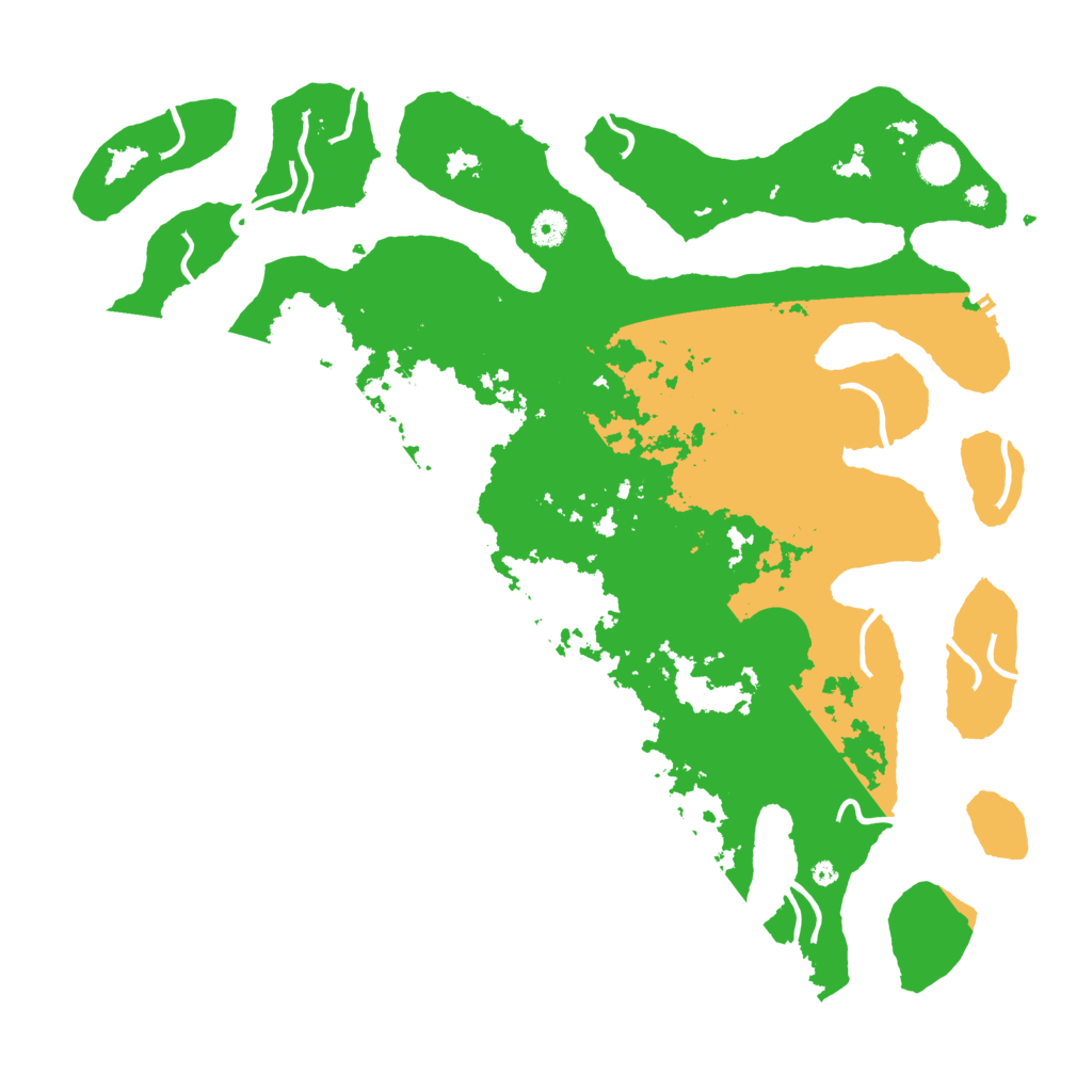 Biome Rust Map: Procedural Map, Size: 4500, Seed: 2260318