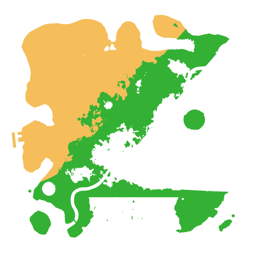 Biome Rust Map: Procedural Map, Size: 3500, Seed: 2019452