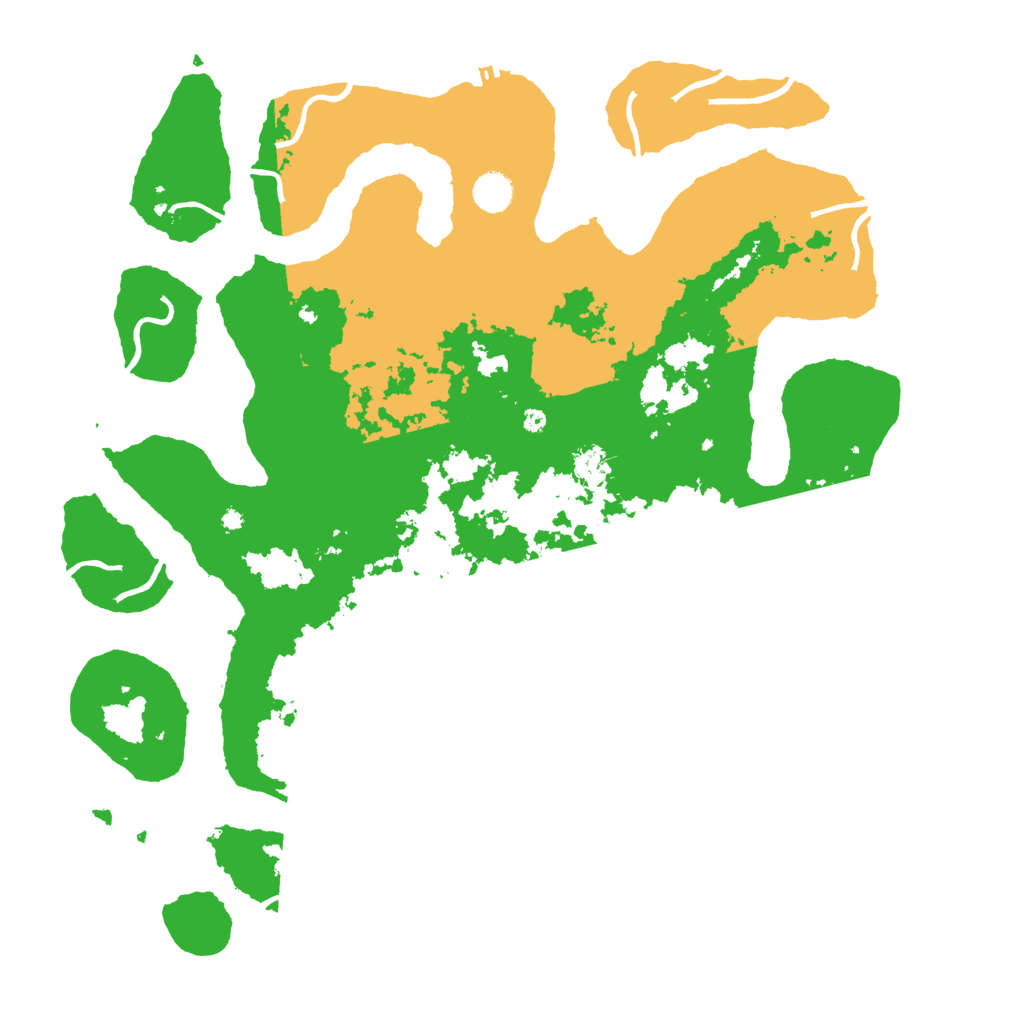 Biome Rust Map: Procedural Map, Size: 4500, Seed: 4910711