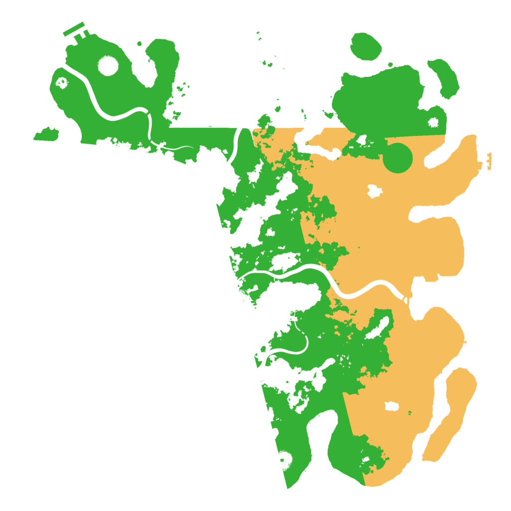 Biome Rust Map: Procedural Map, Size: 4500, Seed: 4251360
