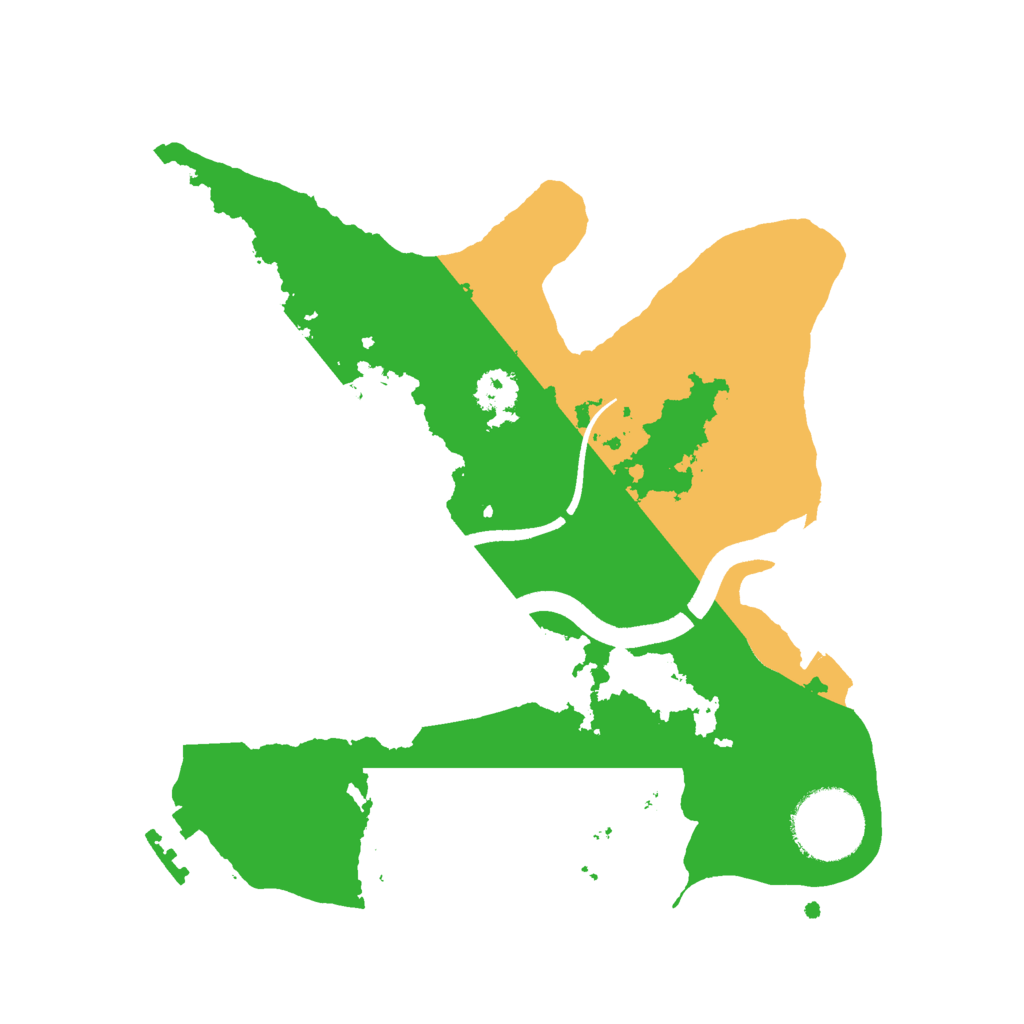 Biome Rust Map: Procedural Map, Size: 2500, Seed: 2427159