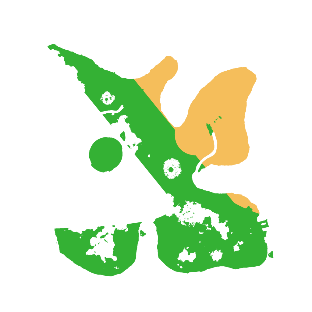 Biome Rust Map: Procedural Map, Size: 2500, Seed: 2427159