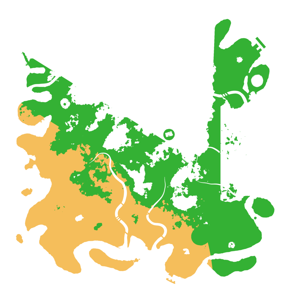 Biome Rust Map: Procedural Map, Size: 4500, Seed: 1589470