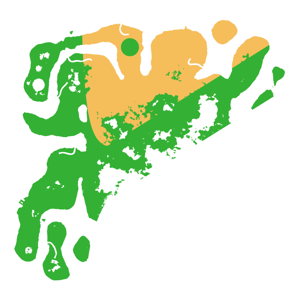 Biome Rust Map: Procedural Map, Size: 4500, Seed: 1443492