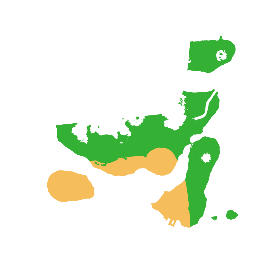 Biome Rust Map: Procedural Map, Size: 2500, Seed: 6327856