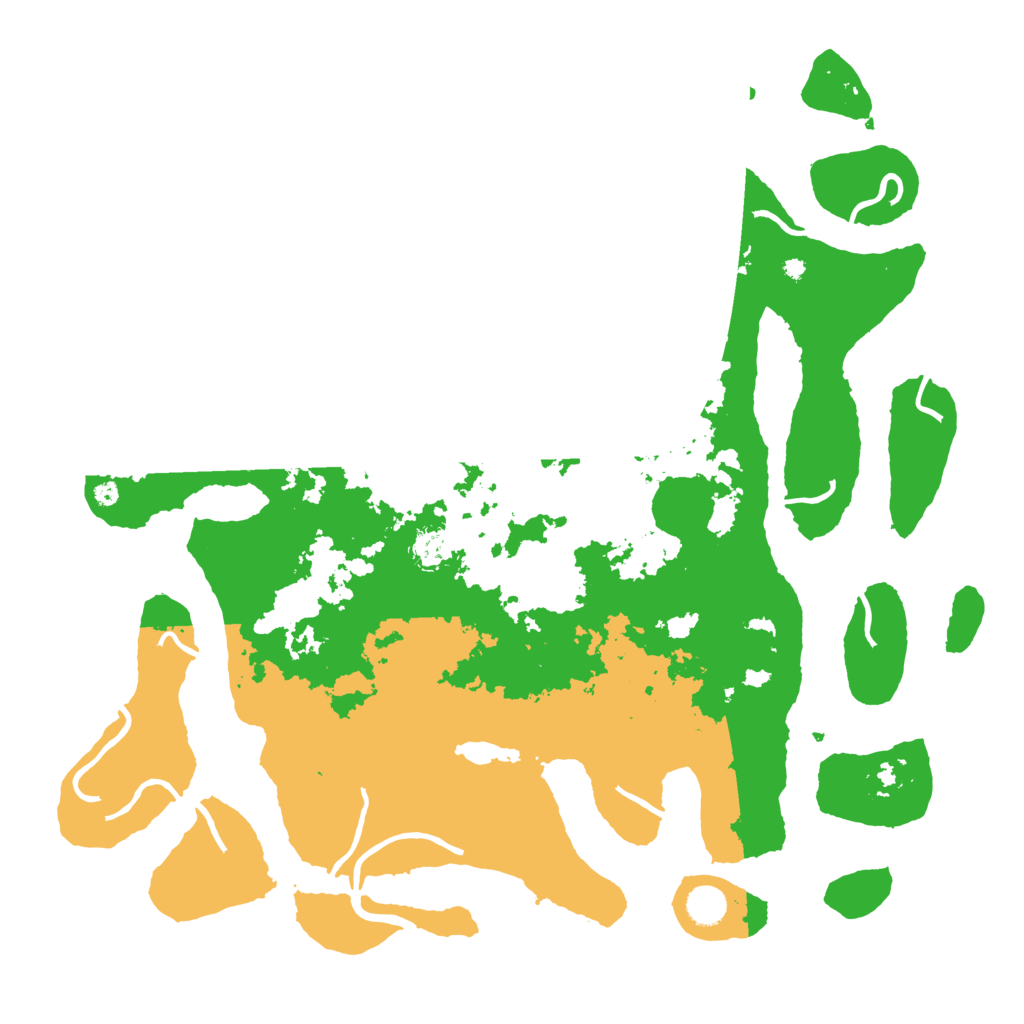 Biome Rust Map: Procedural Map, Size: 4500, Seed: 1254491