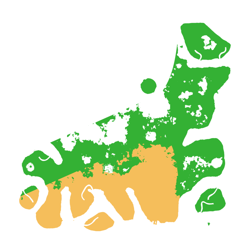 Biome Rust Map: Procedural Map, Size: 4500, Seed: 2954629