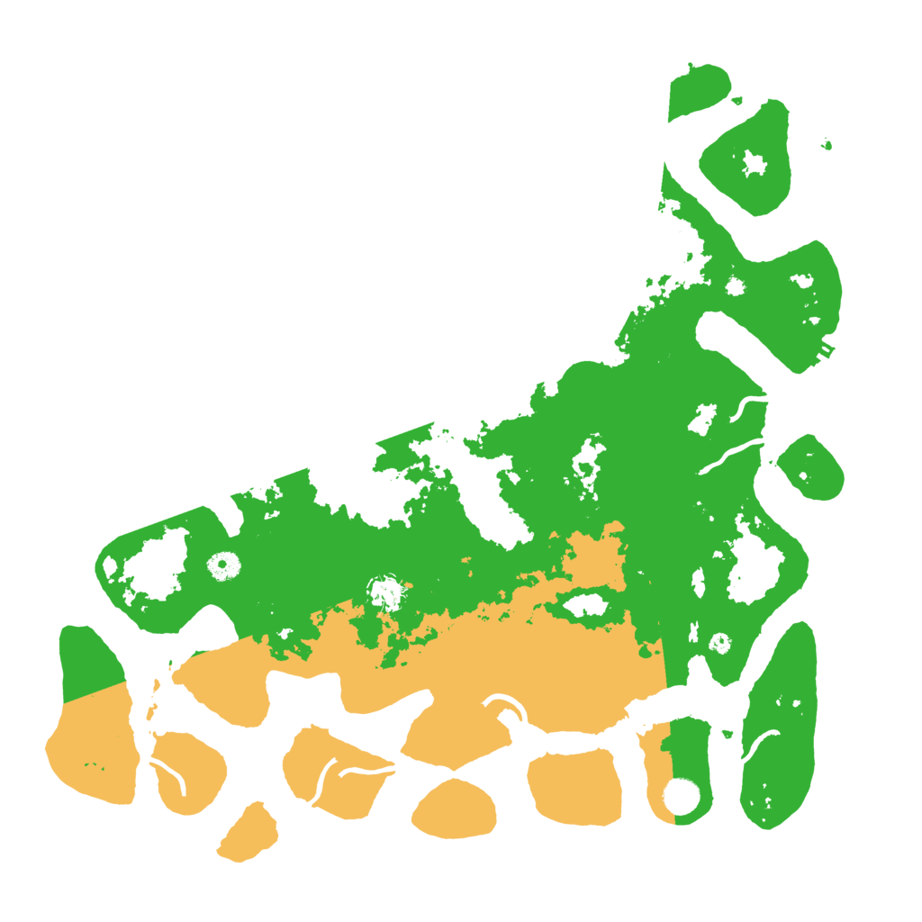 Biome Rust Map: Procedural Map, Size: 4500, Seed: 1146413