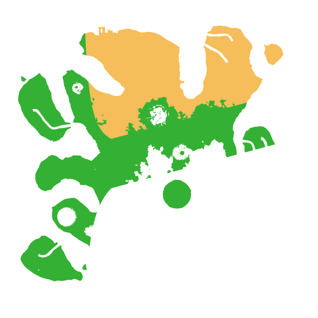 Biome Rust Map: Procedural Map, Size: 3000, Seed: 2574082