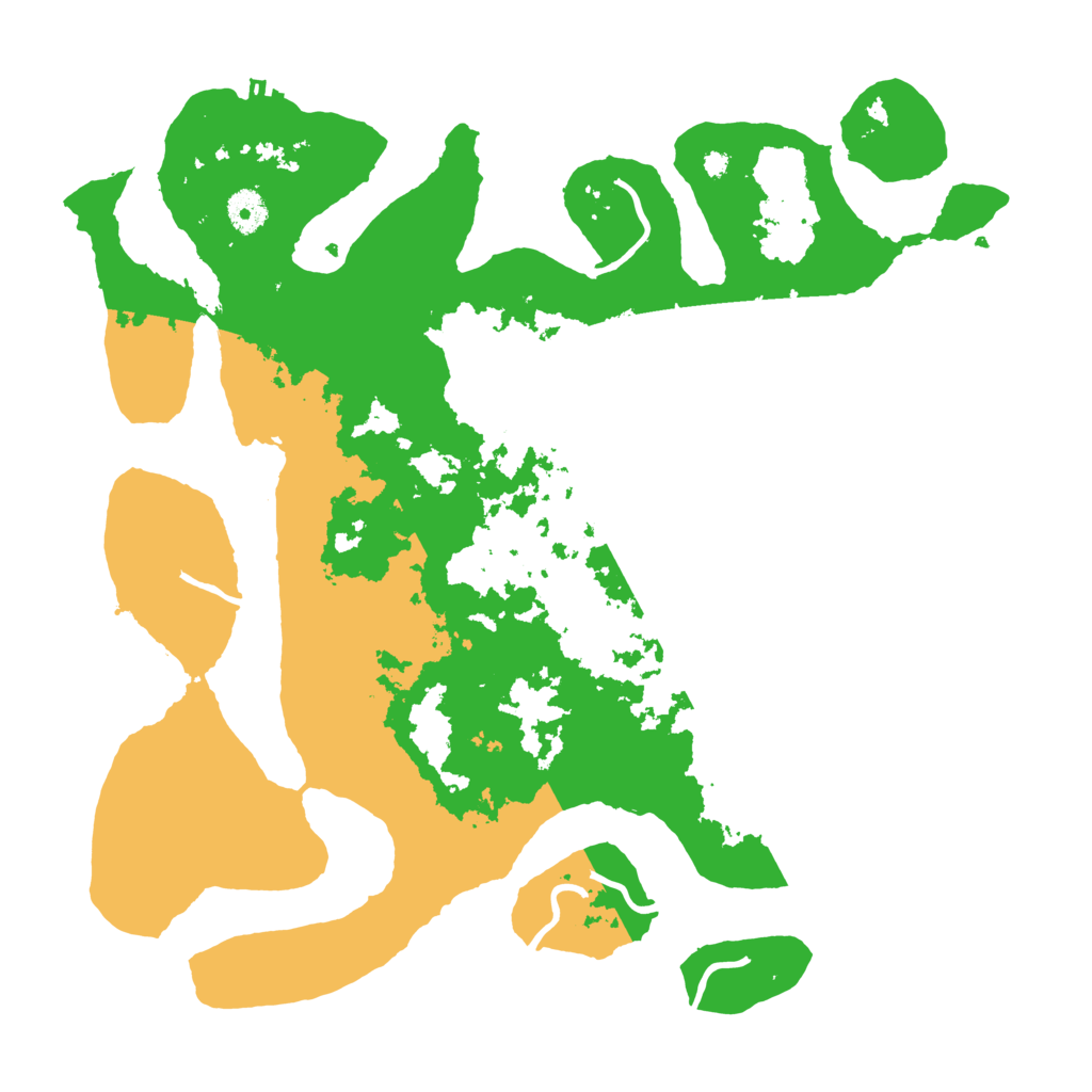 Biome Rust Map: Procedural Map, Size: 4000, Seed: 78551