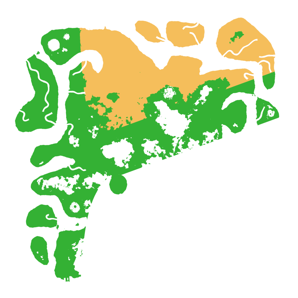 Biome Rust Map: Procedural Map, Size: 4500, Seed: 5777857