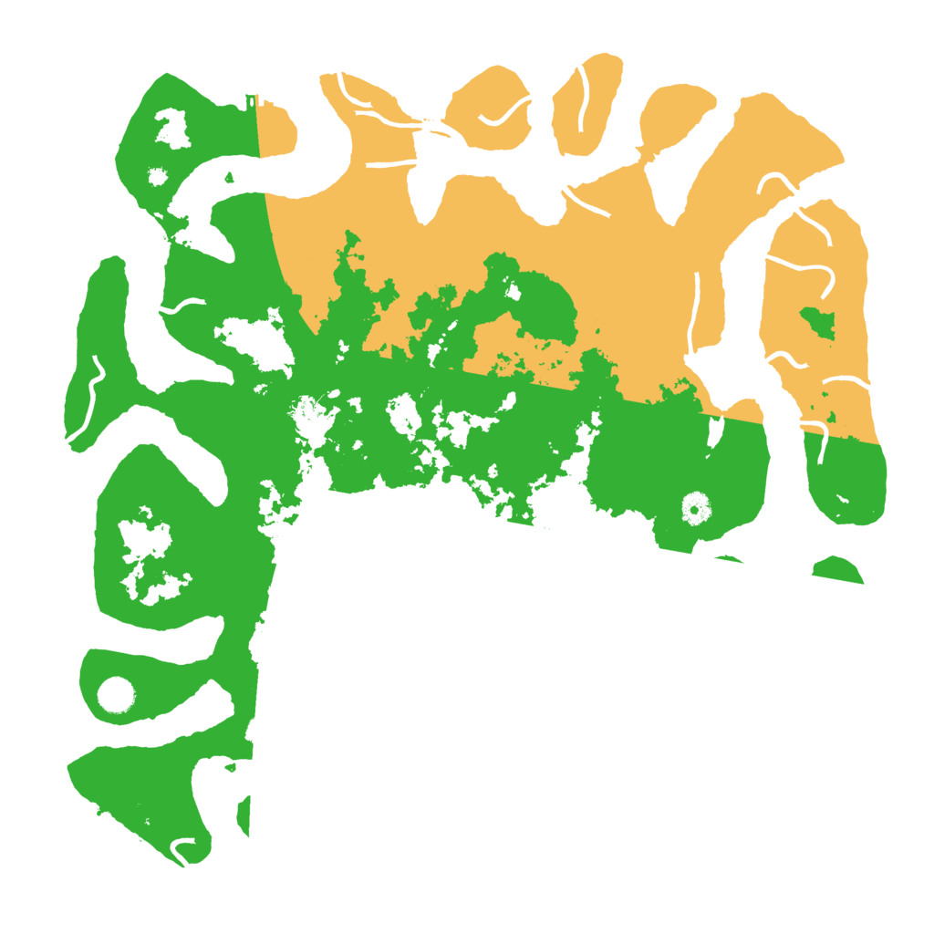 Biome Rust Map: Procedural Map, Size: 4500, Seed: 3734654