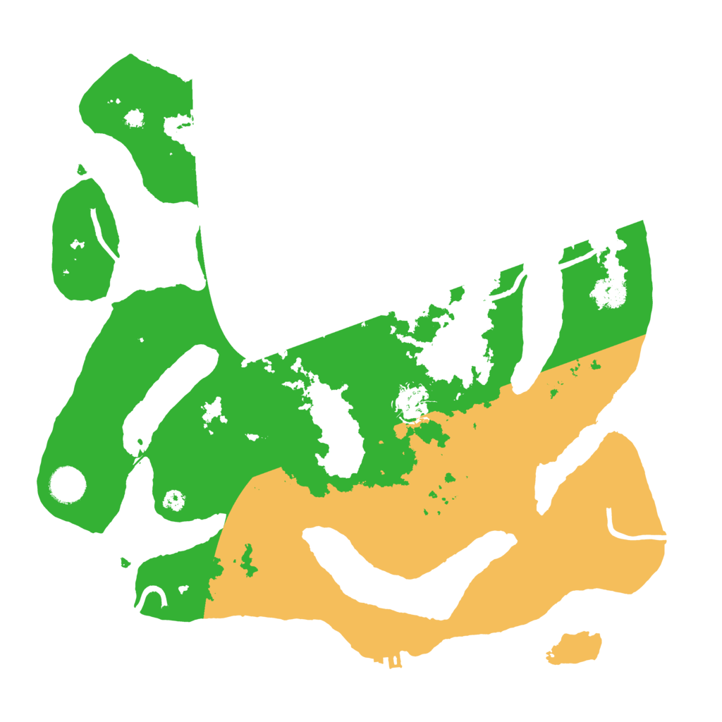 Biome Rust Map: Procedural Map, Size: 3500, Seed: 3782891