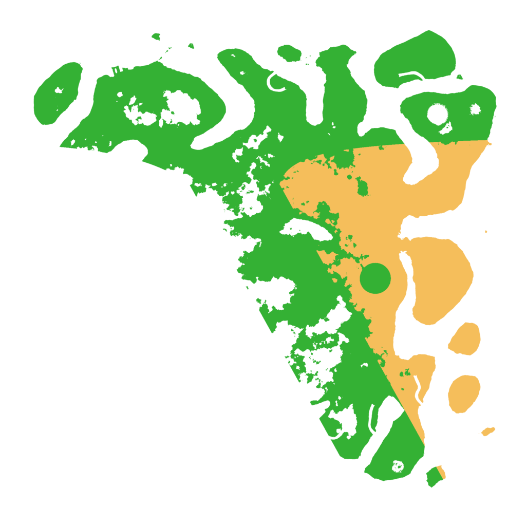 Biome Rust Map: Procedural Map, Size: 4500, Seed: 1350946