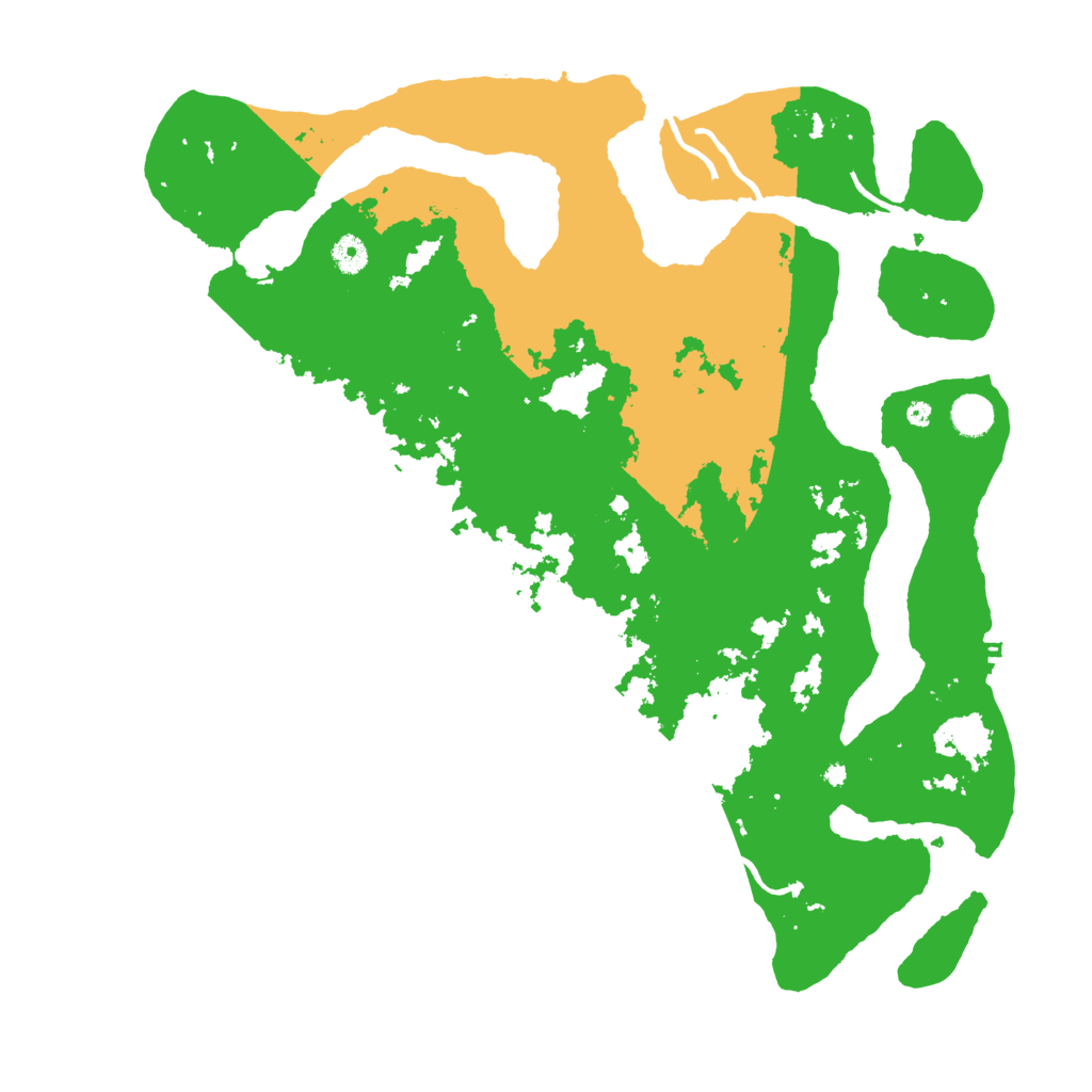 Biome Rust Map: Procedural Map, Size: 4500, Seed: 6357564