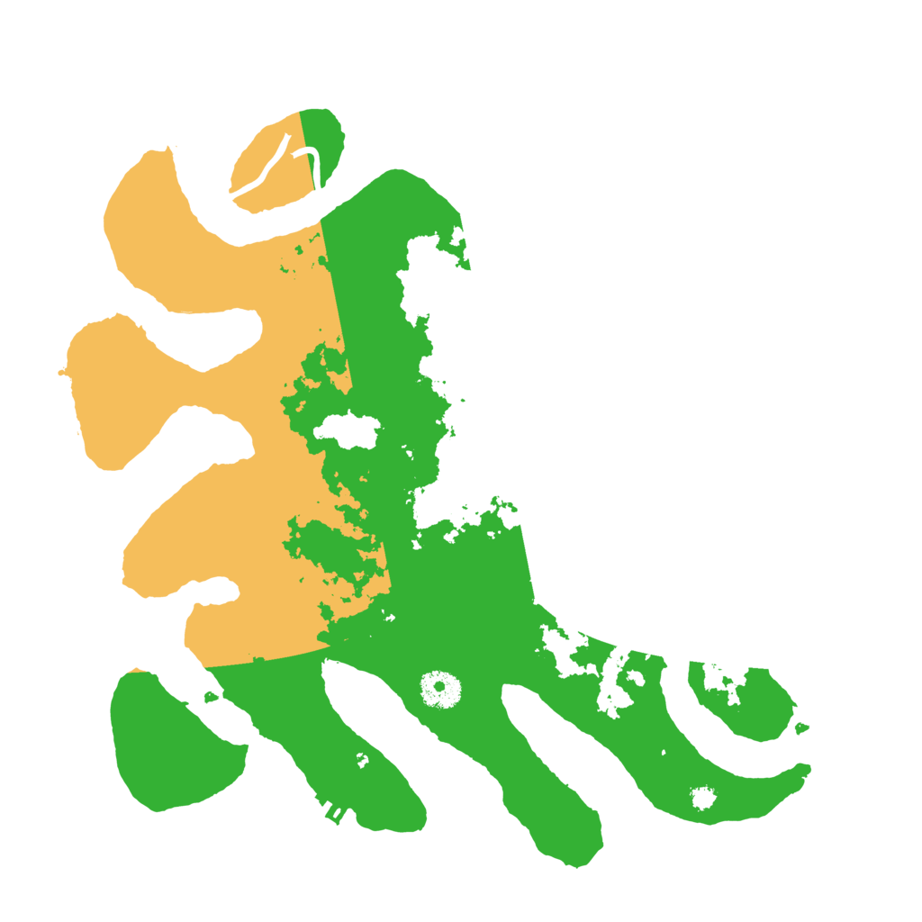 Biome Rust Map: Procedural Map, Size: 3500, Seed: 4733188