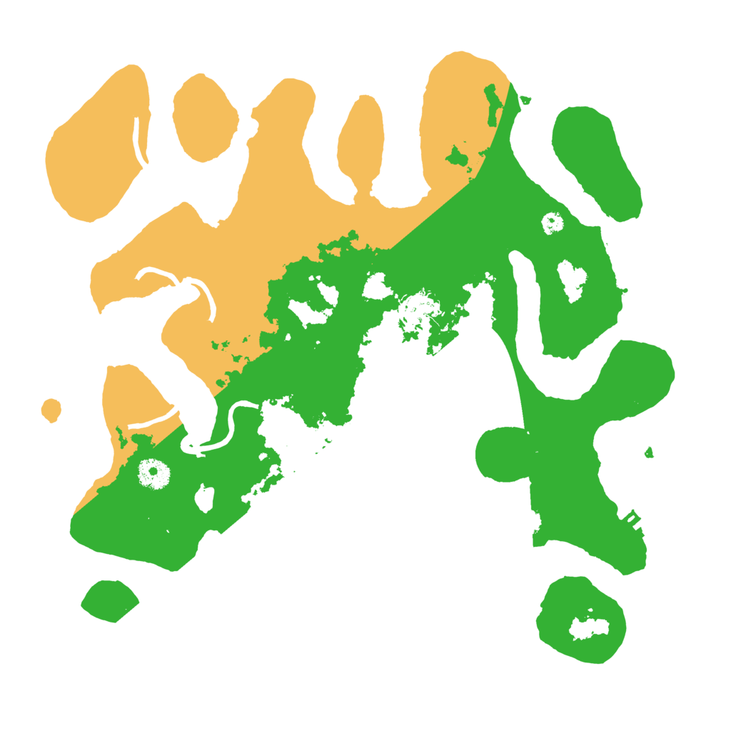 Biome Rust Map: Procedural Map, Size: 3500, Seed: 1451289