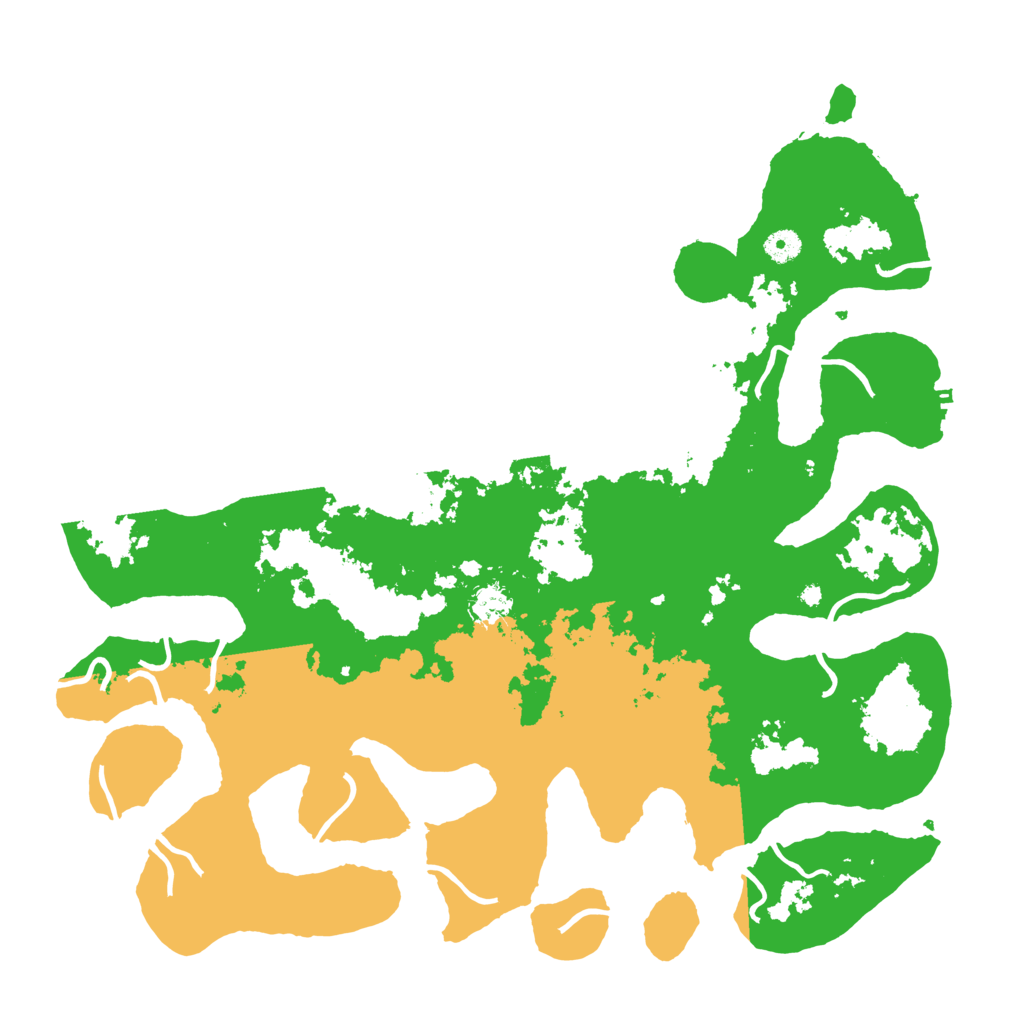 Biome Rust Map: Procedural Map, Size: 4500, Seed: 4517882