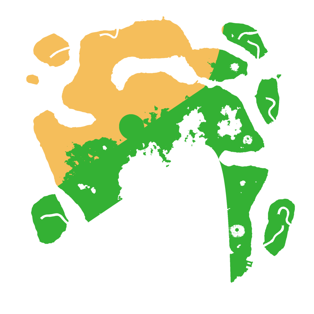 Biome Rust Map: Procedural Map, Size: 3500, Seed: 5332186